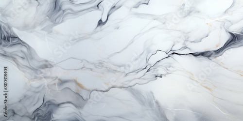 Luxurious white marble texture detailed for wall backgrounds or floor tiles in decorative designs.
