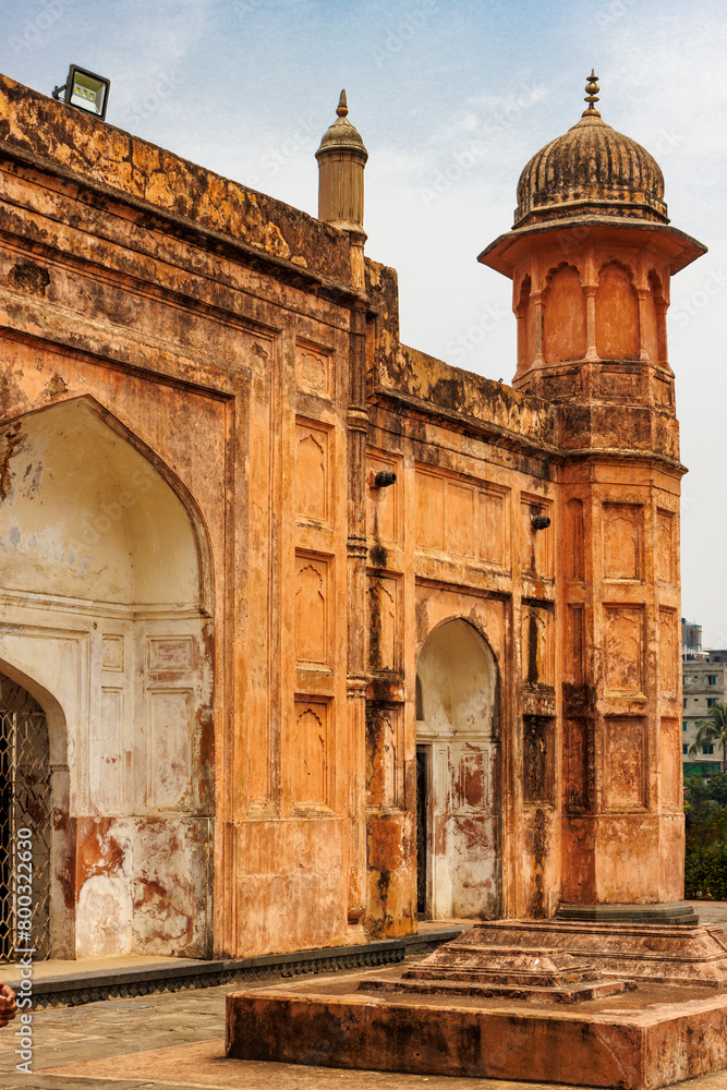 Exterior of Lalbagh Fort in Dhaka, Bangladesh, Asia