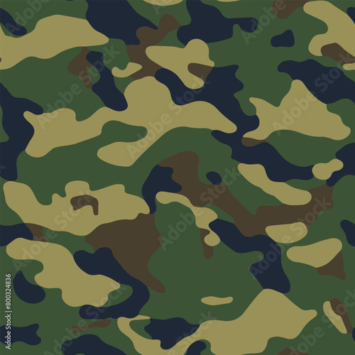 Camouflage seamless pattern design
