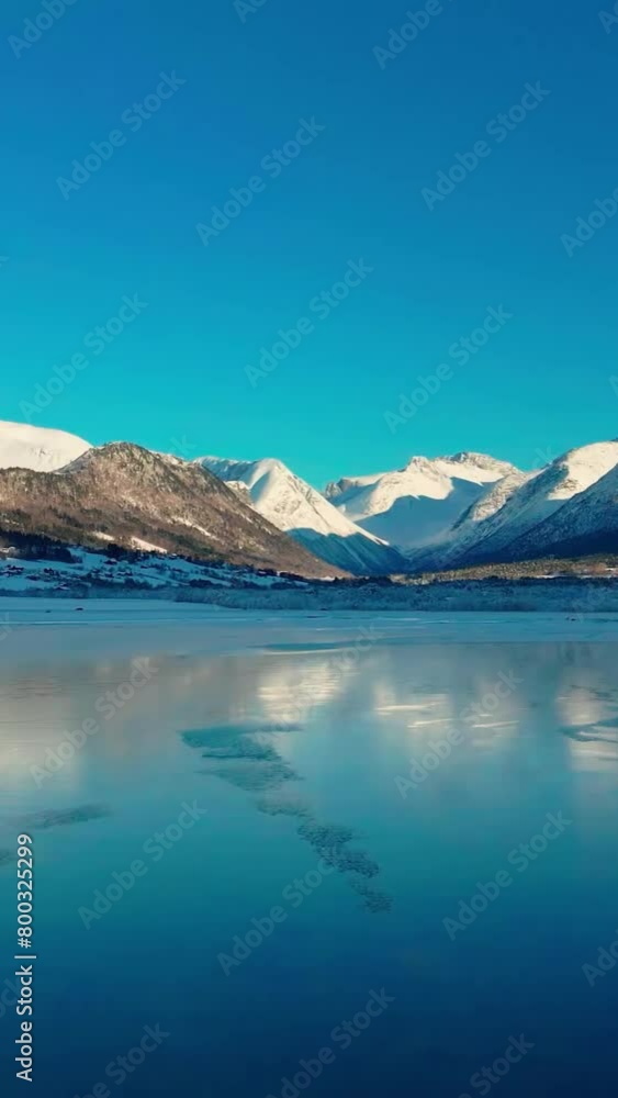 Aerial view of beautiful Norway landscape Aerial view of beautiful Norway landscape