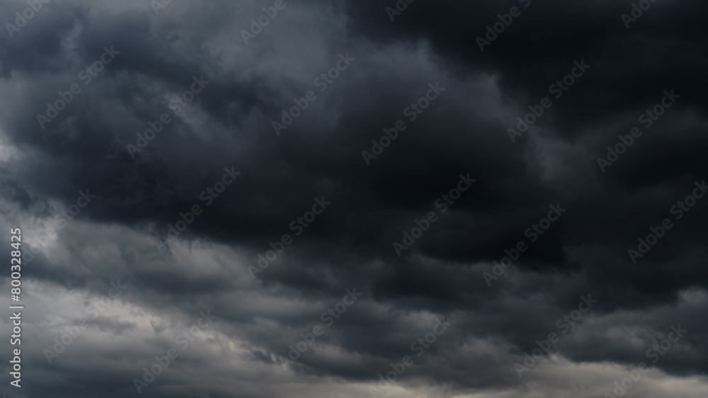 stormy sky, dark dramatic clouds, thunderstorm, rain and wind, extreme weather, abstract background