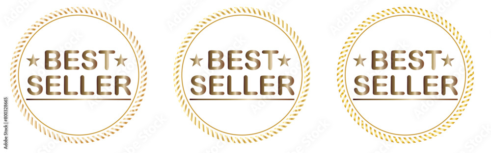 Best seller sticker, label, banner, ribbon collection. Set of best seller emblem for sale, special offer, promotion, advertising Best seller sticker, label, banner, ribbon collection. Set of best seller emblem for sale, special offer, promotion, advertising