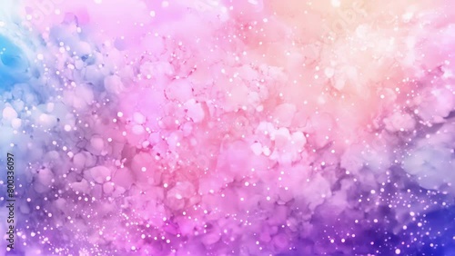 Soft pastel hues melt into each other resembling a watercolor painting as a sprinkling of stars le in the distance in this dreamy Midnight Mirage background. .