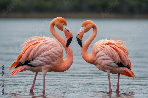 An image of two Flamingo