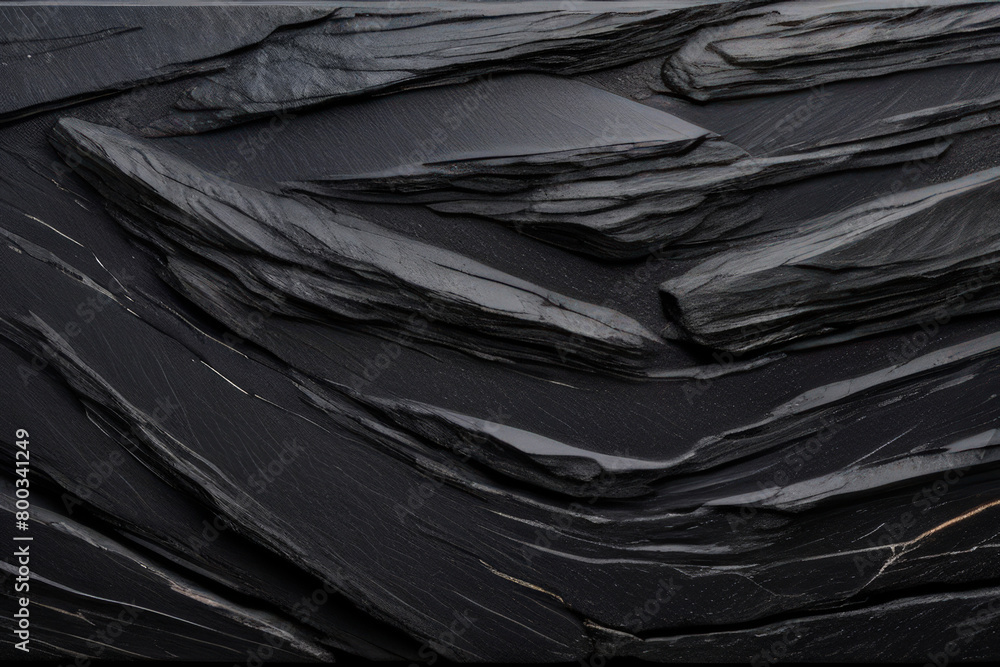 Fototapeta premium background, texture of matte black stone