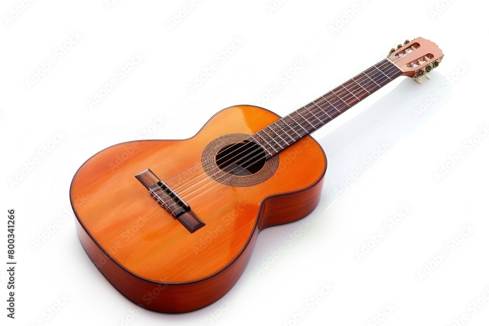 ac salle guitar isolated on white background