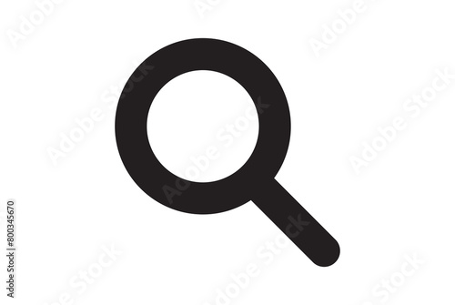 Magnifying glass icon photo