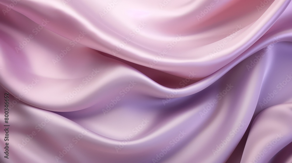 Obraz premium Abstract waves of a silky satin cloth, creating a dynamic and luxurious visual for creative projects,