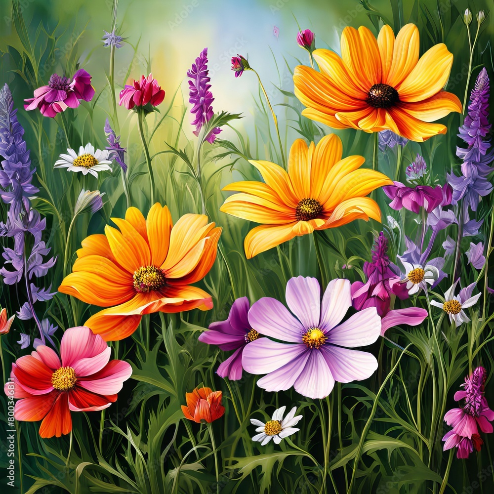 Fototapeta premium Beautiful Floral Background