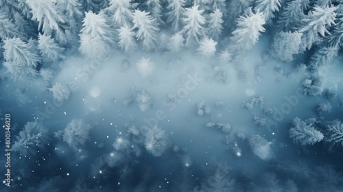 Winter Background Design for Banner or Poster. Winter Wallpaper. © dekzer_ai