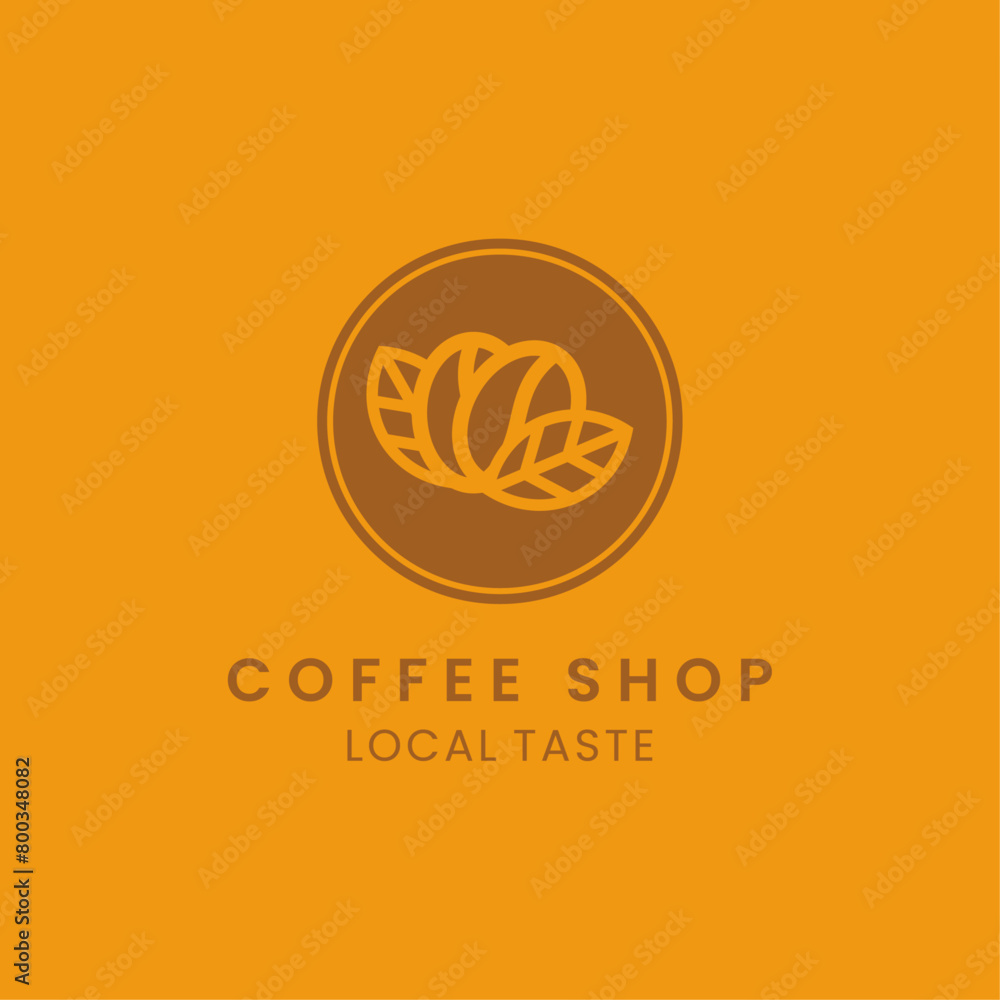 Coffee shop logo design template Coffee shop logo design template