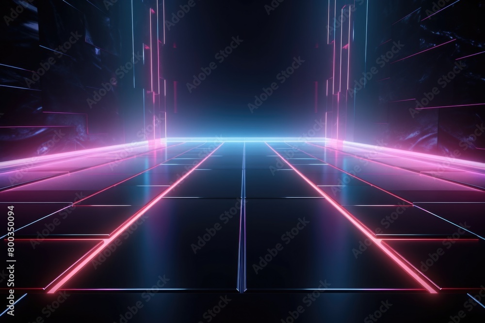 dark abstract neon background dark abstract neon background