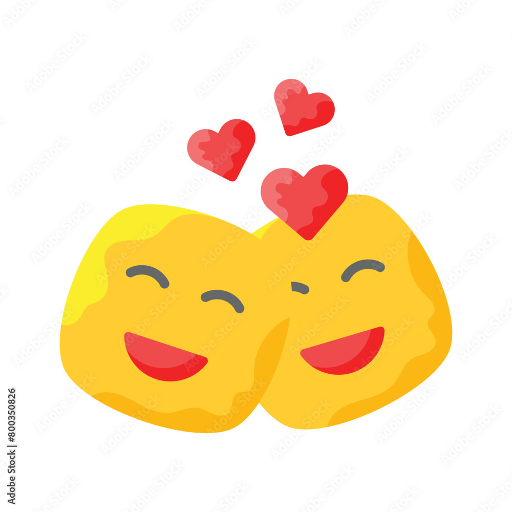 Romantic couple emoji vector design, ready for premium use Romantic couple emoji vector design, ready for premium use