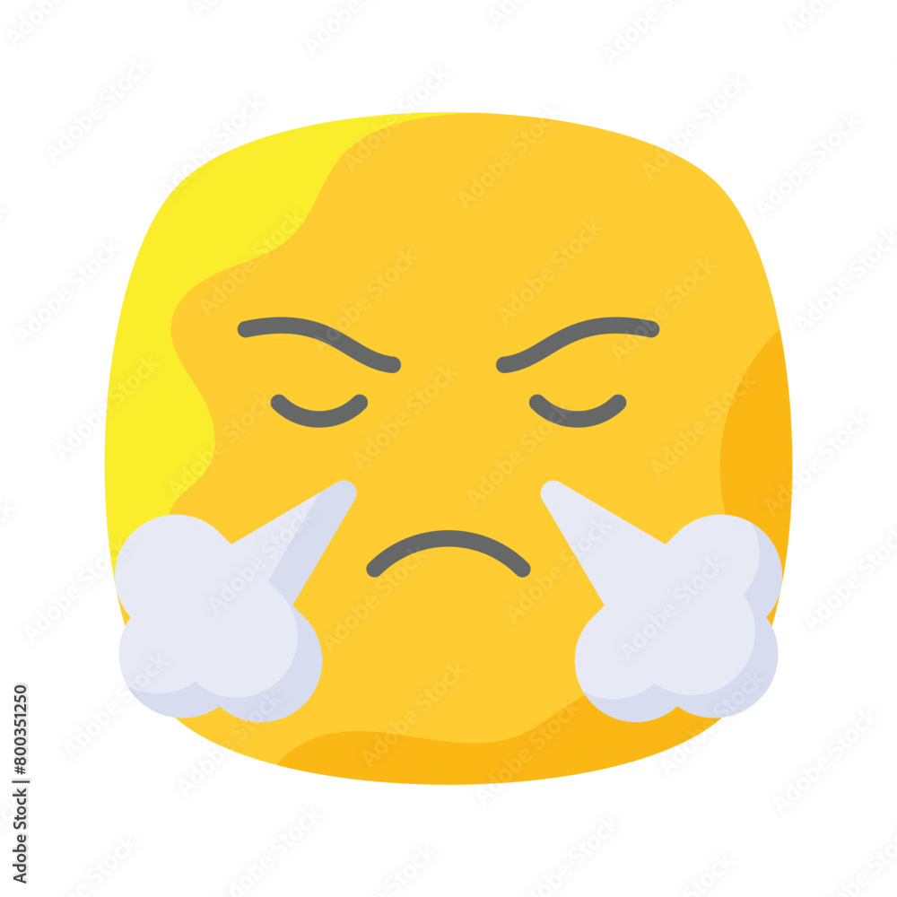 Have a look at this creative icon of frustrated emoji, trendy style vector Have a look at this creative icon of frustrated emoji, trendy style vector