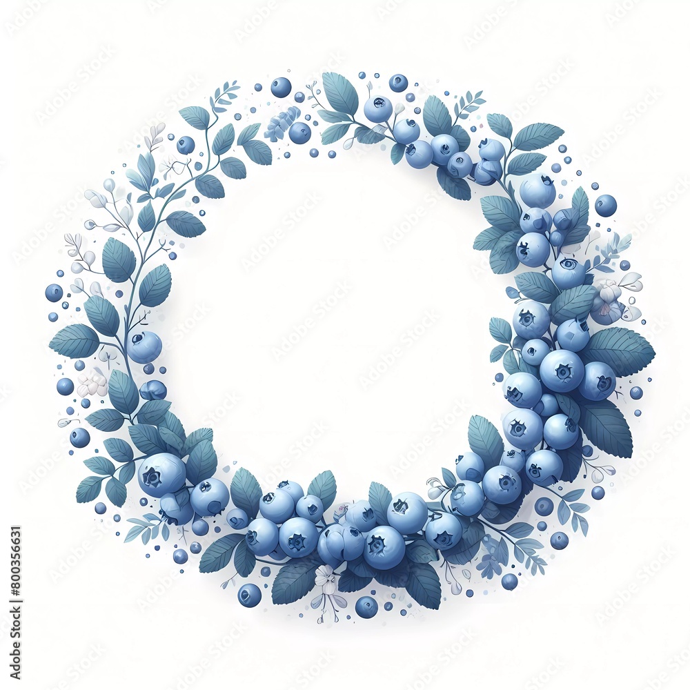 Obraz premium Wallpaper, Hintergrund: Blaubeeren