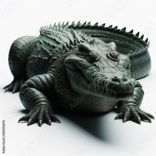 crocodile isolated on white © Deanmon