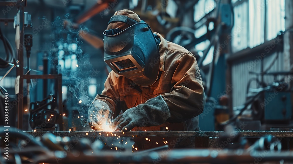 welder at work welder at work
