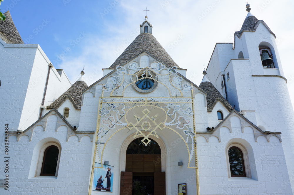 Obraz premium アルベロベッロにある通常とは異なるデザインの教会