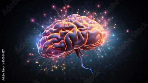 The human brain is the control center of the nervous system, and is responsible for coordinating all of the body's functions