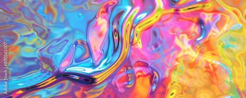 Colorful abstract liquid wave pattern