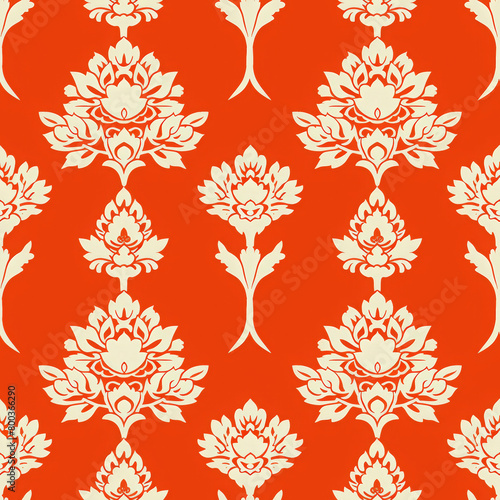 Colorful Saree pattern illustration.