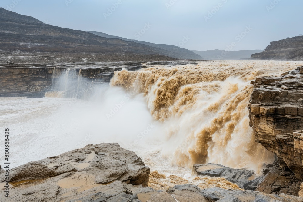 Yellow River Chronicles: Hukou's Mighty Waters