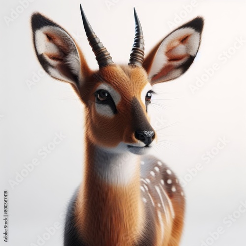 antelope isolated on white © Deanmon