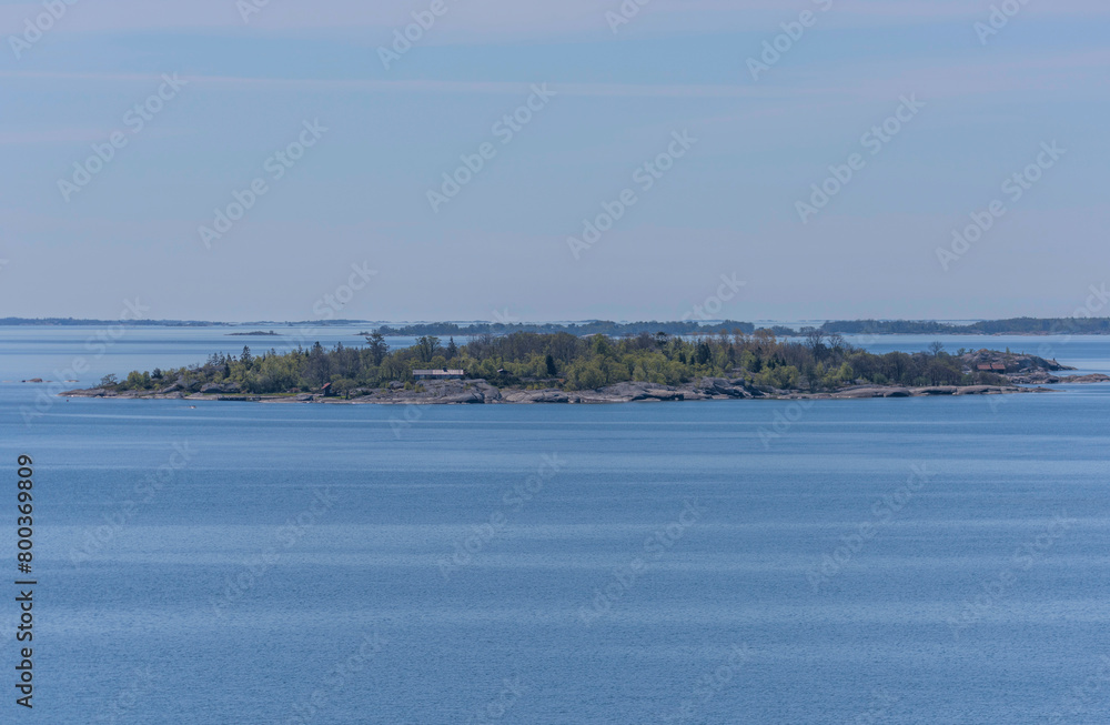 Islands and skerries in the outer archipelago a sunny spring day in Stockholm Islands and skerries in the outer archipelago a sunny spring day in Stockholm