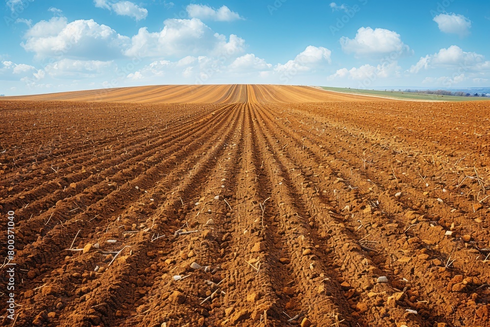 beautiful farmland with plowed field on a sunny day professional photography beautiful farmland with plowed field on a sunny day professional photography