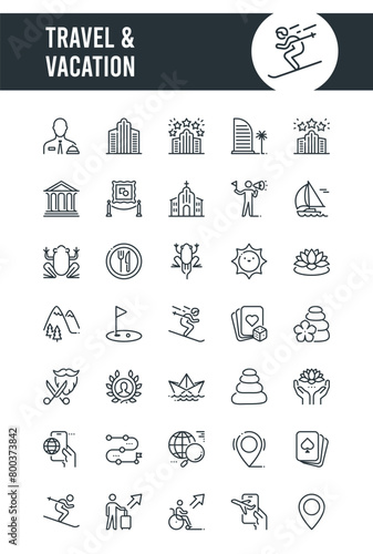 Travel and Vacation icon