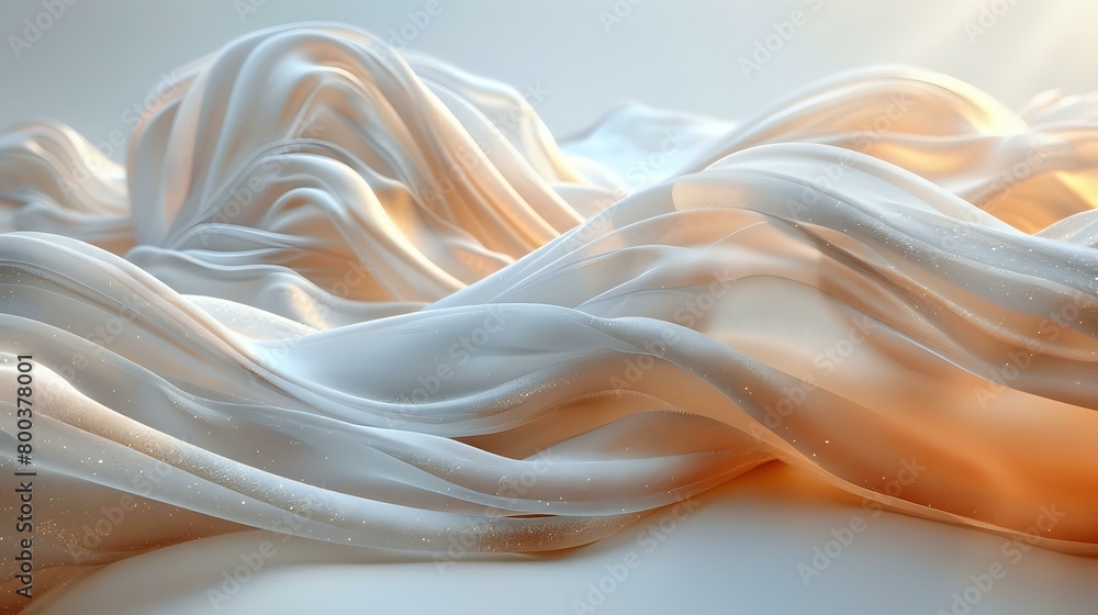 Elegant Satin Fabric with Gentle, Flowing Movement Elegant Satin Fabric with Gentle, Flowing Movement