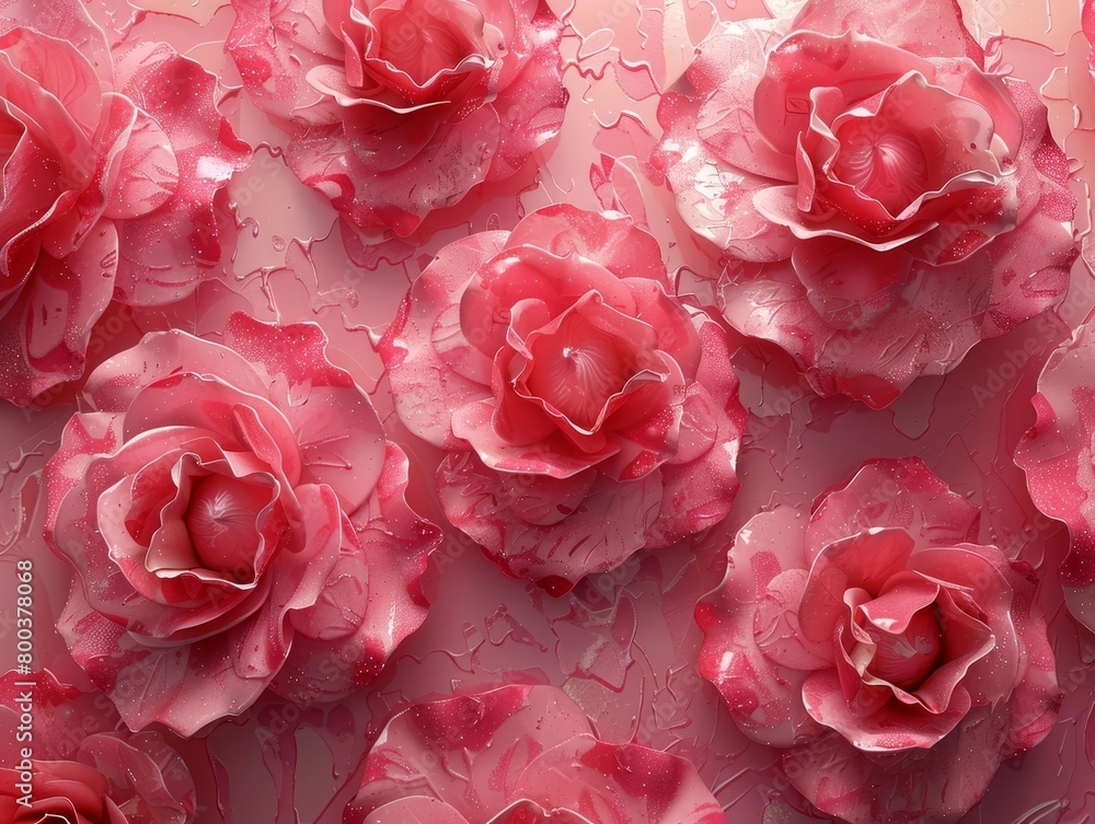 Lustrous Crimson Blossoms - Magnificent Rose Textures for Luxury Floral Designs Lustrous Crimson Blossoms - Magnificent Rose Textures for Luxury Floral Designs