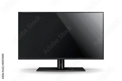 LCD TV vector illustration on white background .