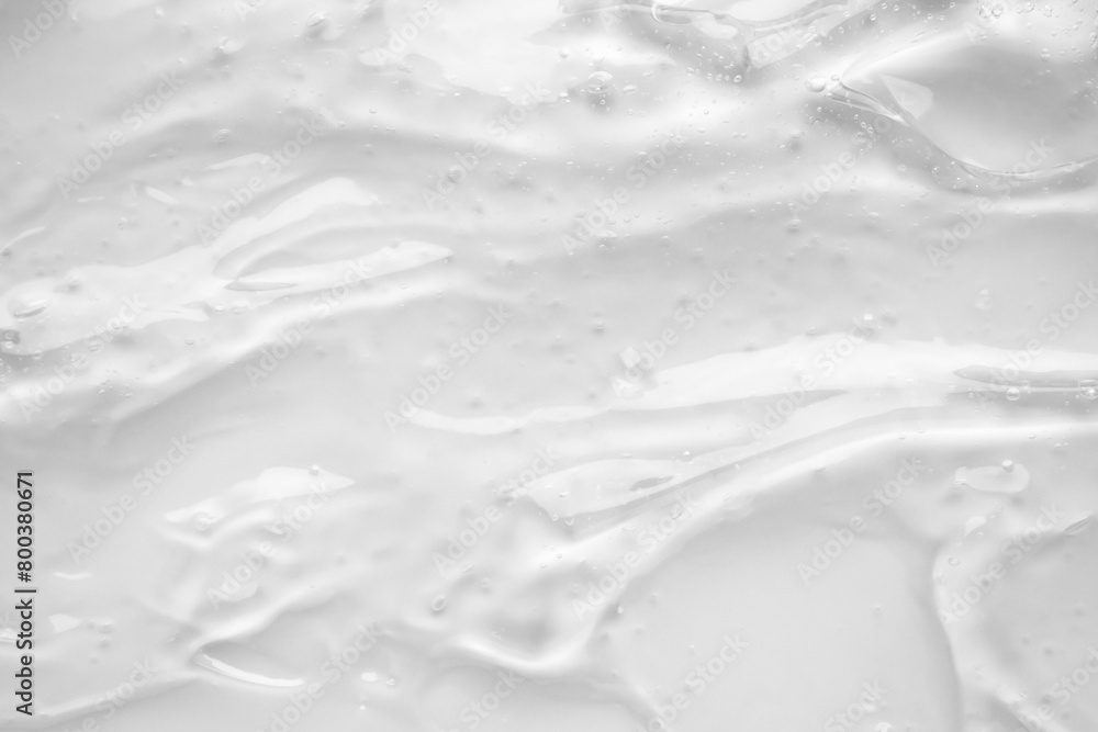 Transparent clear liquid serum gel cosmetic texture background