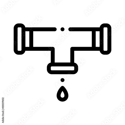 waste water line icon