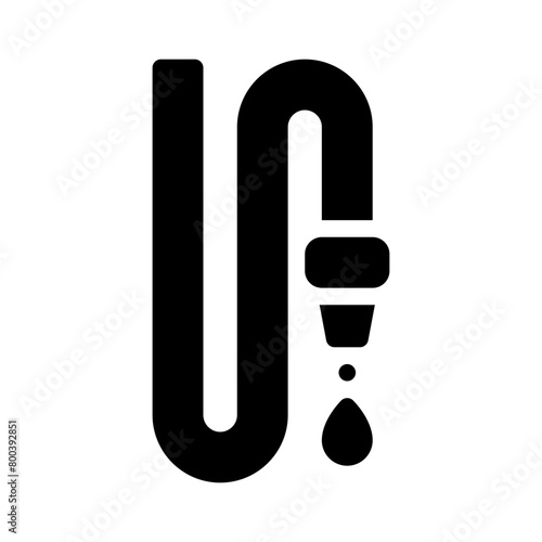 water hose glyph icon