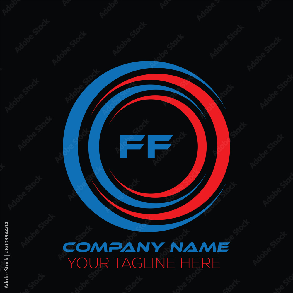 FF letter logo creative design. FF unique design. FF letter logo design on black background. FF letter logo creative design. FF unique design. FF letter logo design on black background.