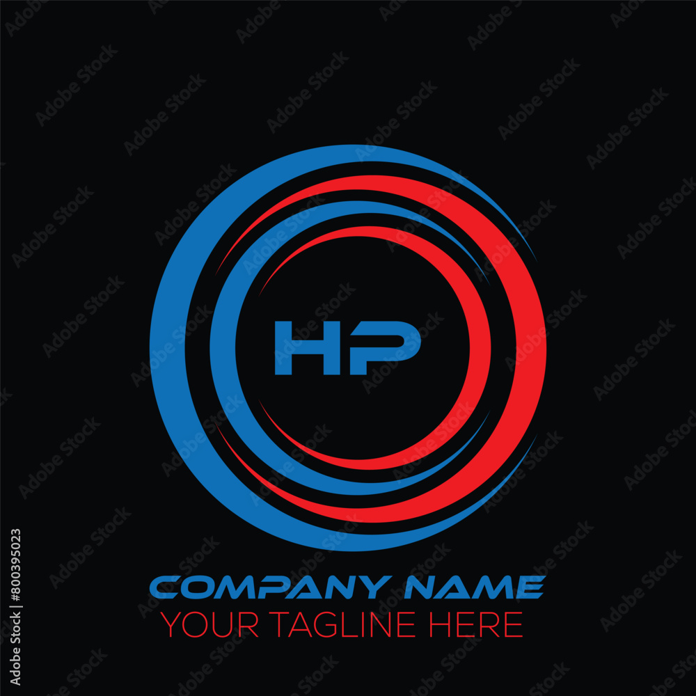 HP letter logo creative design. HP unique design. HP letter logo design on black background. HP letter logo creative design. HP unique design. HP letter logo design on black background.