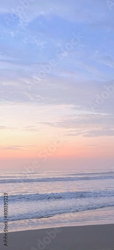 sunset over the sea
