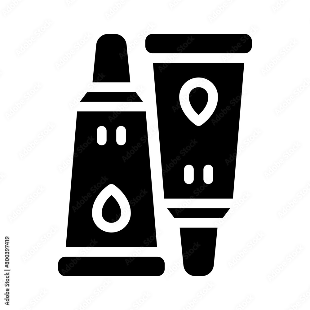 oil paint glyph icon oil paint glyph icon