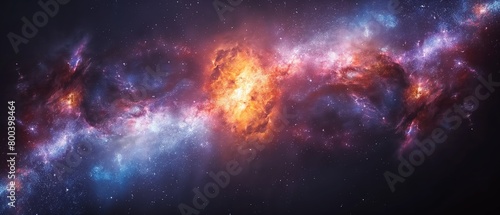 An abstract nebular and deep space concept, suitable for use as a background, wallpaper, or wall art.