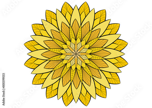 Mandala amarillo
