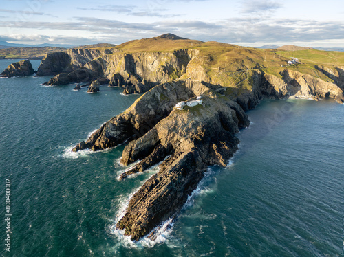 Landscape photography of Mizen head at sunset, west coast of Ireland.