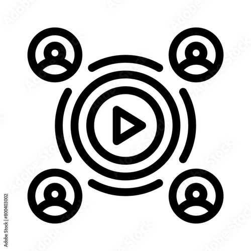 viral line icon
