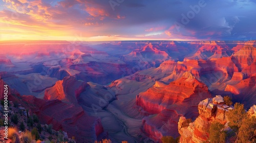 Awe-Inspiring Beauty of the Grand Canyon  generative ai
