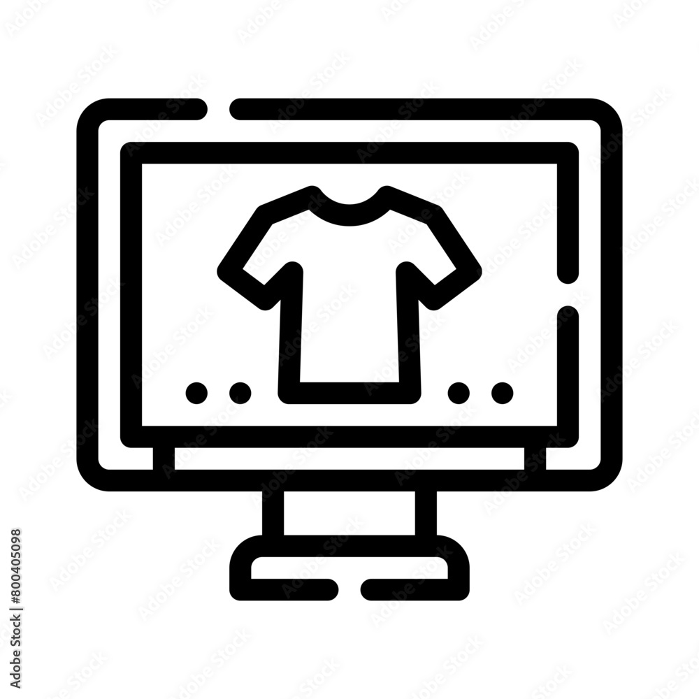 online shop line icon online shop line icon