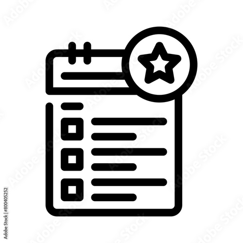 wishlist line icon