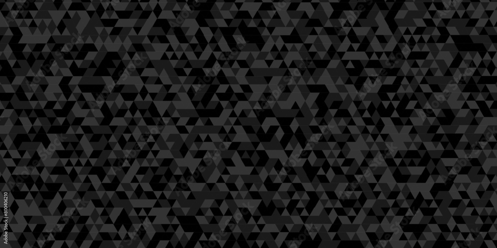 Vector geometric seamless technology gray and black triangle background. Abstract digital grid light pattern black Polygon Mosaic triangle Background, business and corporate background. Vector geometric seamless technology gray and black triangle background. Abstract digital grid light pattern black Polygon Mosaic triangle Background, business and corporate background.