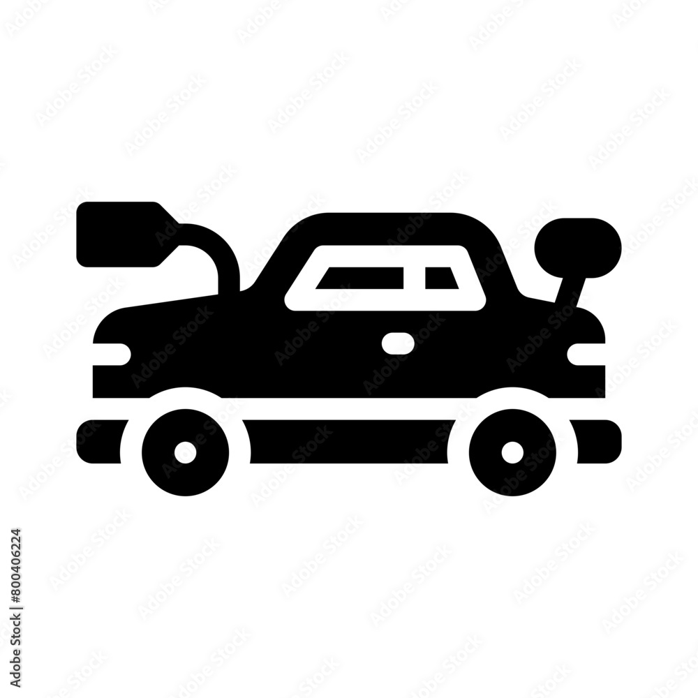 vehicle glyph icon