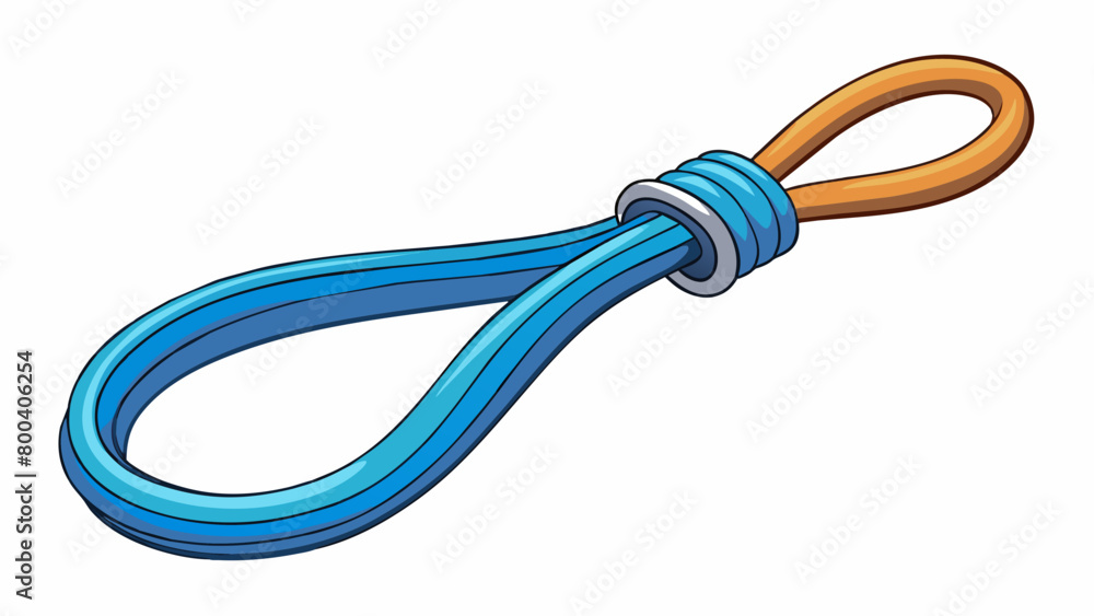 A stretchy elastic string made of rubber and coated in a slick waterproof material. Perfect for catching small fish this type of line is highly. Cartoon Vector. A stretchy elastic string made of rubber and coated in a slick waterproof material. Perfect for catching small fish this type of line is highly. Cartoon Vector.